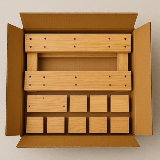 3" Professional Firework Rack – Pre-Cut, Pre-Drilled, Ready to Assemble