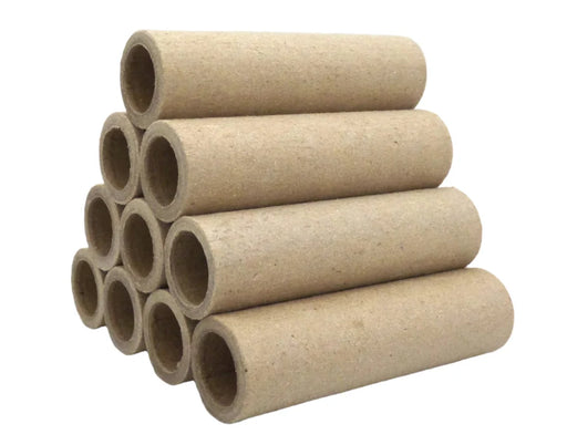 4 ounce (1/2" ID) rocket tube, 2.5-Inch length - Pack of 25 ea.  *Factory Seconds*