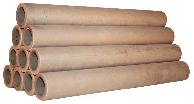 3 pound (1" ID) rocket tube, cut (12" Long) - Pack of 25 ea.